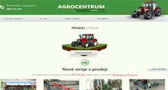 Desktop Screenshot of agrocentrum.cz