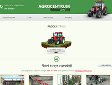 Tablet Screenshot of agrocentrum.cz