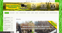 Desktop Screenshot of agrocentrum.sk